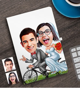 BK Gift Kişiye Özel Evleniyoruz Karikatürlü Defter-3