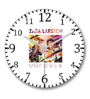 Zara Larsson Duvar Saati Bombeli Gercek Cam