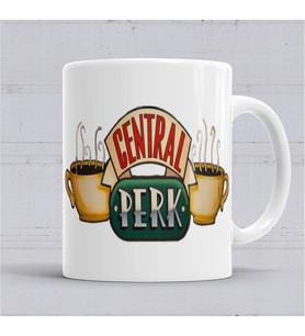 Central Perk Friends Kupa Bardak Porselen
