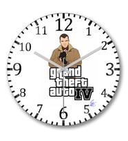 Gta IV Duvar Saati Bombeli Gercek Cam