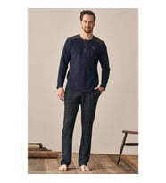 Feyza Erkek Pijama Takımı (Lacivert)