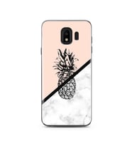 Ananas Tasarım Süper Şeffaf Silikon Telefon Kılıfı Samsung J4 (2018)