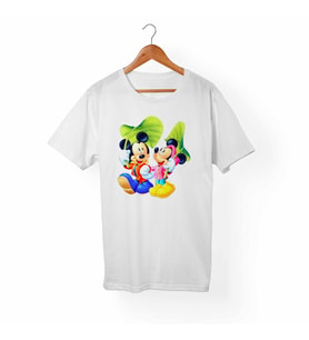 Mickey Mouse Çocuk Beyaz Tişört