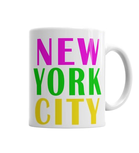 New York City Kupa Bardak Porselen