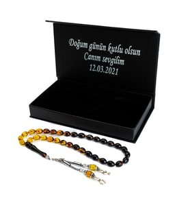 Kişiye Özel Sıkma Kehribar Tesbih