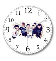 Big Bang1 Duvar Saati Bombeli Gercek Cam