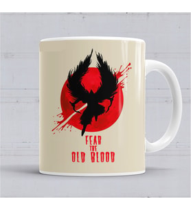 Fire Blood Fear The Old Blood Kupa Bardak Porselen