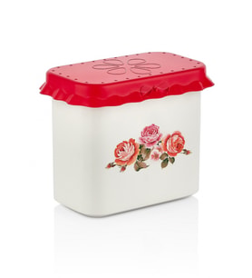 Çiçekli Erzak Kabı 1,4 Lt