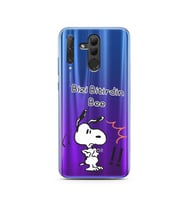 Snoopy Tasarımlı Süper Şeffaf Silikon Telefon Kılıfı Huawei Honor 20 Lite 