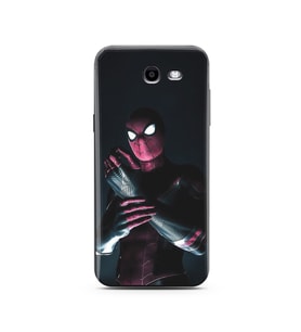 Örümcek Adam Tasarım Süper Şeffaf Silikon Telefon Kılıfı Samsung J3 Prime