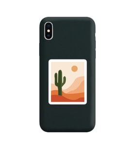 Siyah Lansman Kılıf iPhone X