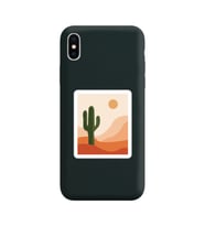 Siyah Lansman Kılıf iPhone X