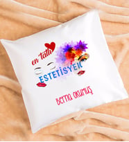 Mesajlı Estetisyen Yastık