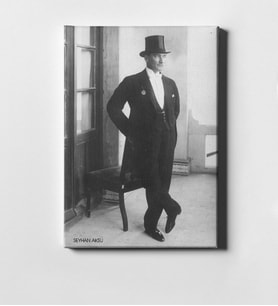 BK Gift Kişiye Özel Atatürk Kanvas Tablo 50x70cm 2