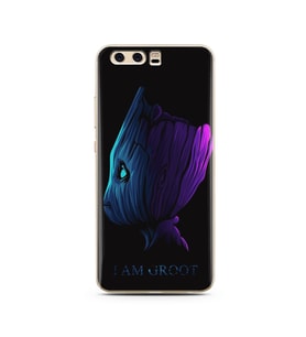 Baby Groot Tasarım Süper Şeffaf Silikon Telefon Kılıfı Huawei P10 
