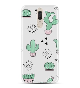 Kılıfland Huawei Mate 10 Lite Kılıf Silikon Resimli Kapak Cactus Pattern Stok 901