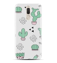 Kılıfland Huawei Mate 10 Lite Kılıf Silikon Resimli Kapak Cactus Pattern Stok 901