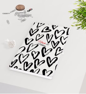 BK Gift Kişiye Özel Sevgililer Günü Beyaz Defter-67