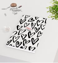 BK Gift Kişiye Özel Sevgililer Günü Beyaz Defter-67