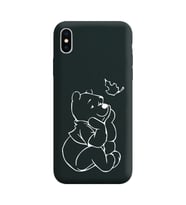 Iphone Xs Çizgi Tasarımlı Siyah Lansman Telefon Kılıfı