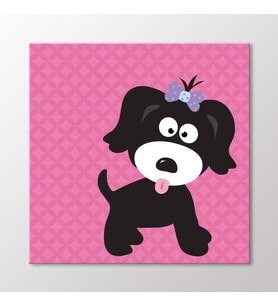 Arty Tablo Köpek Tablo (Karışık)