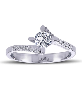 Lova Toplam 0,55 Karat Pırlanta Tektaş Yüzük - 1070059