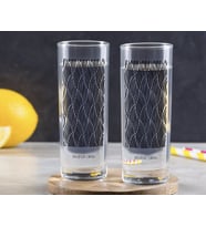 BK Gift Kişiye Özel Renkli Baskılı İsimli İkili Vodka Bardağı-126 (Beyaz)