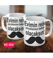 Evimin Reisi Çocuklarımın Babası Olucaksın Eşlere Özel Hediyelik  Kupa Bardak