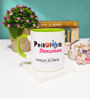 Psikolojik Danışman Kupa Bardak Yeşil