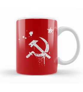 Revolution Orak Çekiç Kupa Bardak Porselen