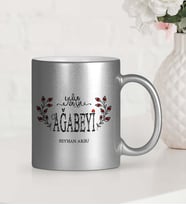 BK Gift Kişiye Özel Yılın En İyi Ağabeyi Gümüş Yaldızlı Kupa Bardak