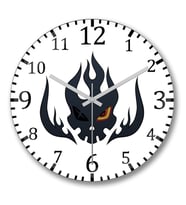 Kill La Kill Senketsu Duvar Saati Bombeli Gercek Cam