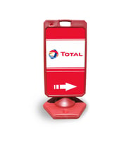 Total   Reklam ve Yönlendirme Uyari Dubasi A Tabela Kırmızı
