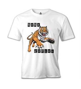 Baba Kaplan Beyaz Erkek Tshirt