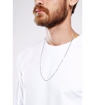Iç Içe Geçmeli Asansör Erkek Kolye Zincir 3mm 65cm