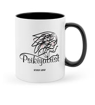 BK Gift Kişiye Özel Mesleki Psikiyatrist Siyah Kupa Bardak  2
