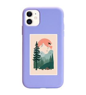 Lila Lansman Telefon Kılıfı Iphone 11