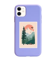 Lila Lansman Telefon Kılıfı Iphone 11