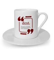 BK Gift Kişiye Özel Dost Türk Kahvesi Fincanı  4