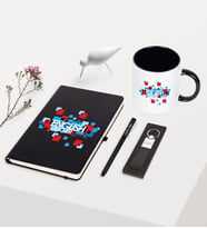 BK Gift Kişiye Özel İngilizce Öğretmeni Temalı Siyah Defter Kalem Anahtarlık Kupa Seti - 3