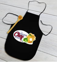 BK Gift Kişiye Özel Chef Siyah Mutfak Önlüğü-11