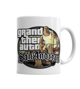 Grand Theft Auto Gta Kupa Bardak Porselen