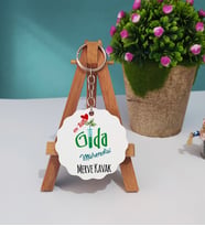 Mesajlı Gıda Mühendisi Tasarımlı Kişiye Özel Gıda Mühendisi Ahşap Anahtarlık
