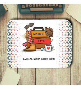 Babaya Hediye İsimli Mouse Pad (STD)