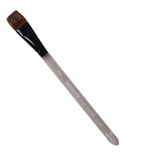 Daler Rowney Graduate Düz Uçlu Kısa Saplı Pony Fırça No:3/4