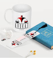 BK Gift Kişiye Özel Avukat Temalı Kupa ve Kitap Ayracı Seti - 4 (Model 1)