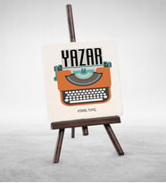 BK Gift Kişiye Özel Mesleki Yazar Şovaleli Doğal Taş  2