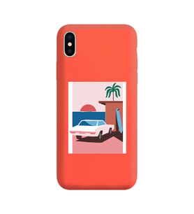 Turuncu Lansman Kılıf iPhone XS