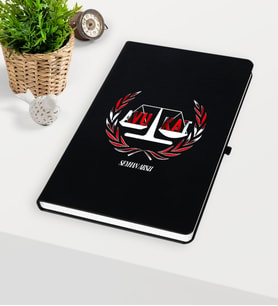 BK Gift Kişiye Özel Avukat Temalı Siyah Defter - 2