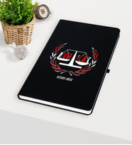BK Gift Kişiye Özel Avukat Temalı Siyah Defter - 2
